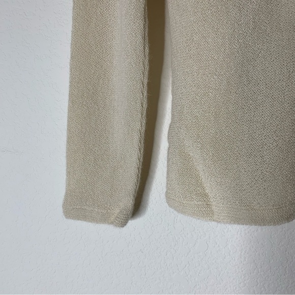 Peruvian connection womens cream 100% alpaca button up cardigan S - Picture 2 of 7